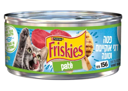 24 יח פריסקיז שימורים לחתול פטה דגי אוקיינוס וטונה