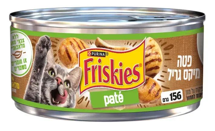 24 יח פריסקיז שימורים לחתול פטה מיקס גריל