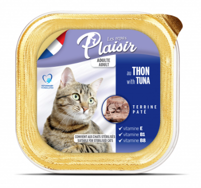 פלזיר מעדן לחתול בוגר בטעם טונה