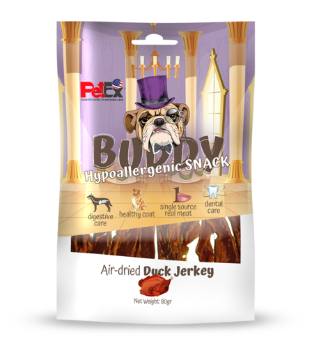 באדי סנאק חטיפי ברווז מיובשים לכלב