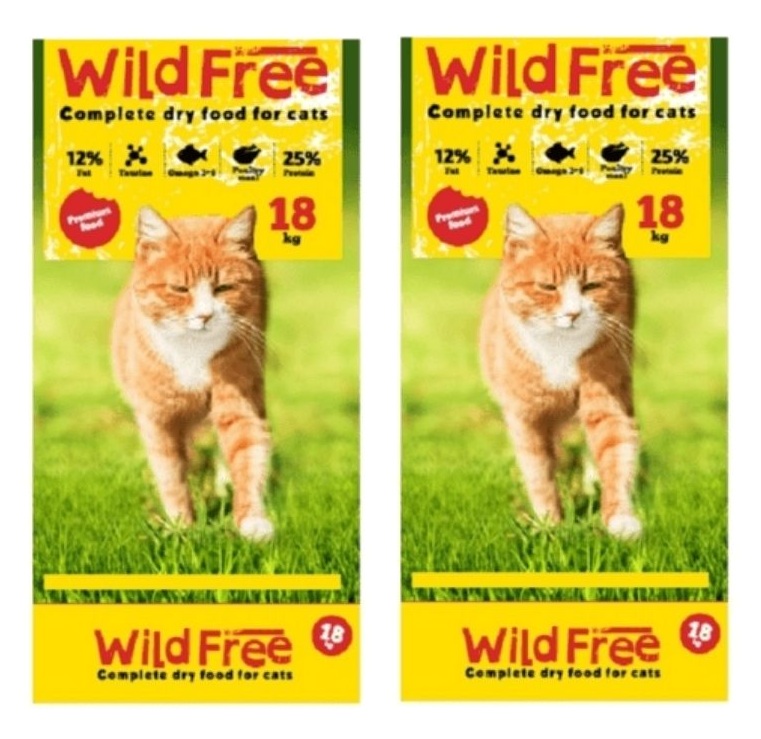 2 שקי נאו מזון לחתולים ווילד פרי 18 קילו כל שק