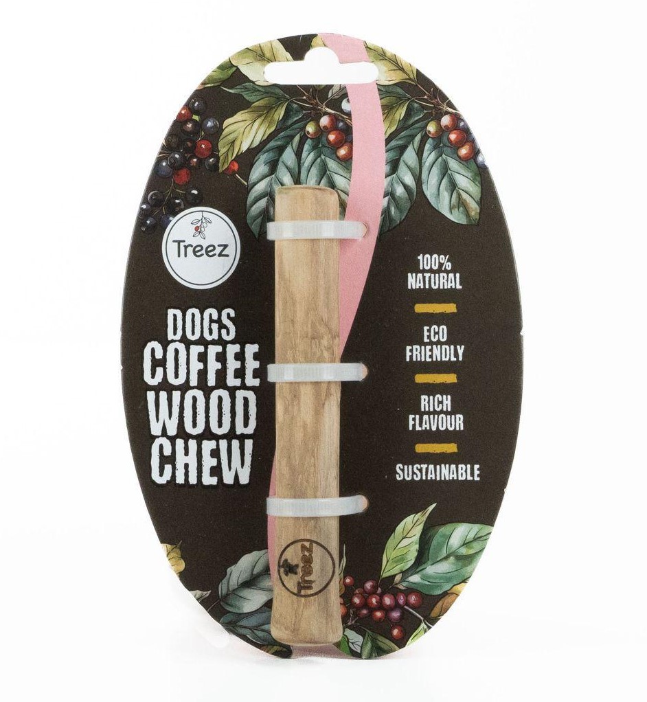 טריז עץ קפה לכלב בגודל קטן