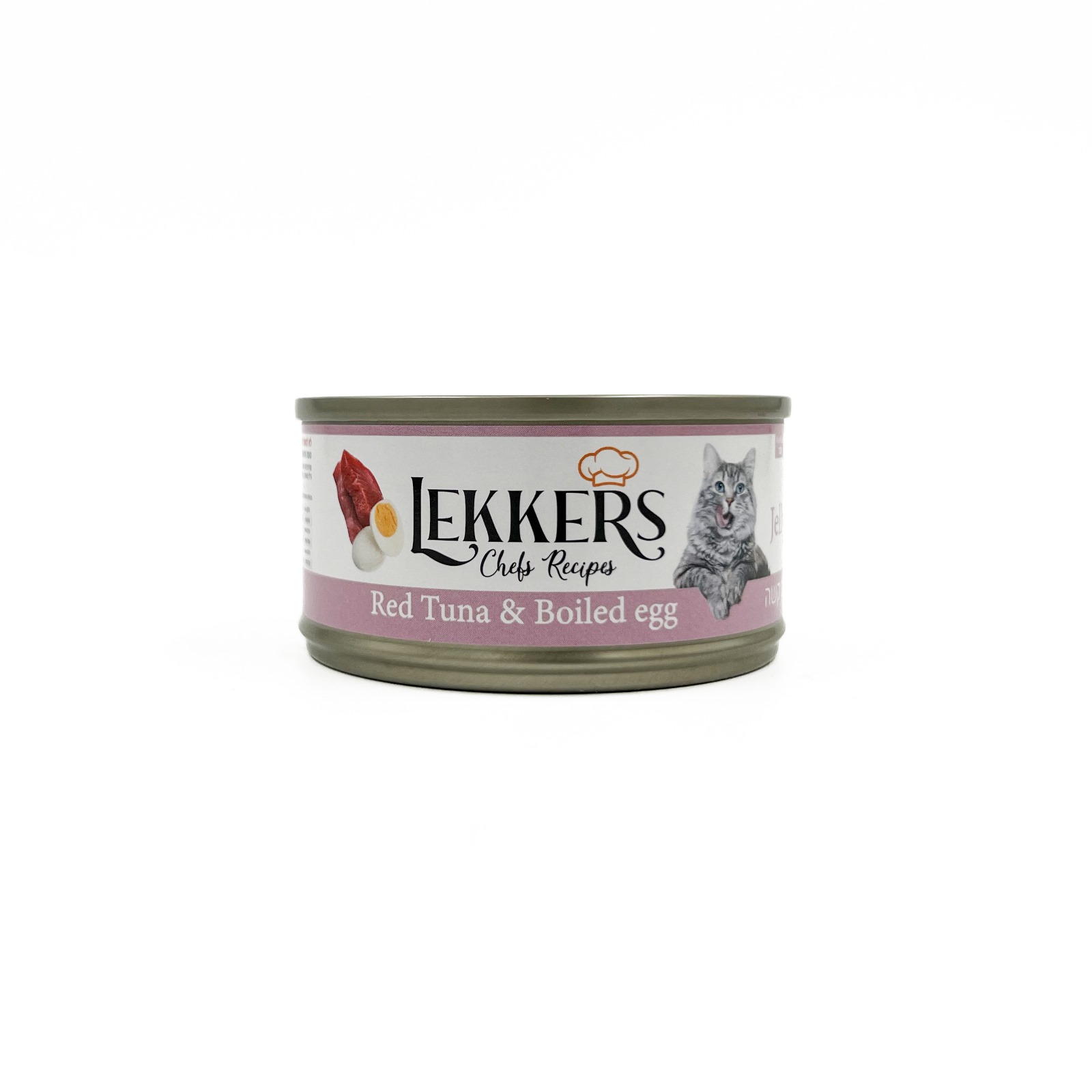 מגש 24 יחידות לקרס מעדן לחתול טונה אדומה עם ביצה קשה