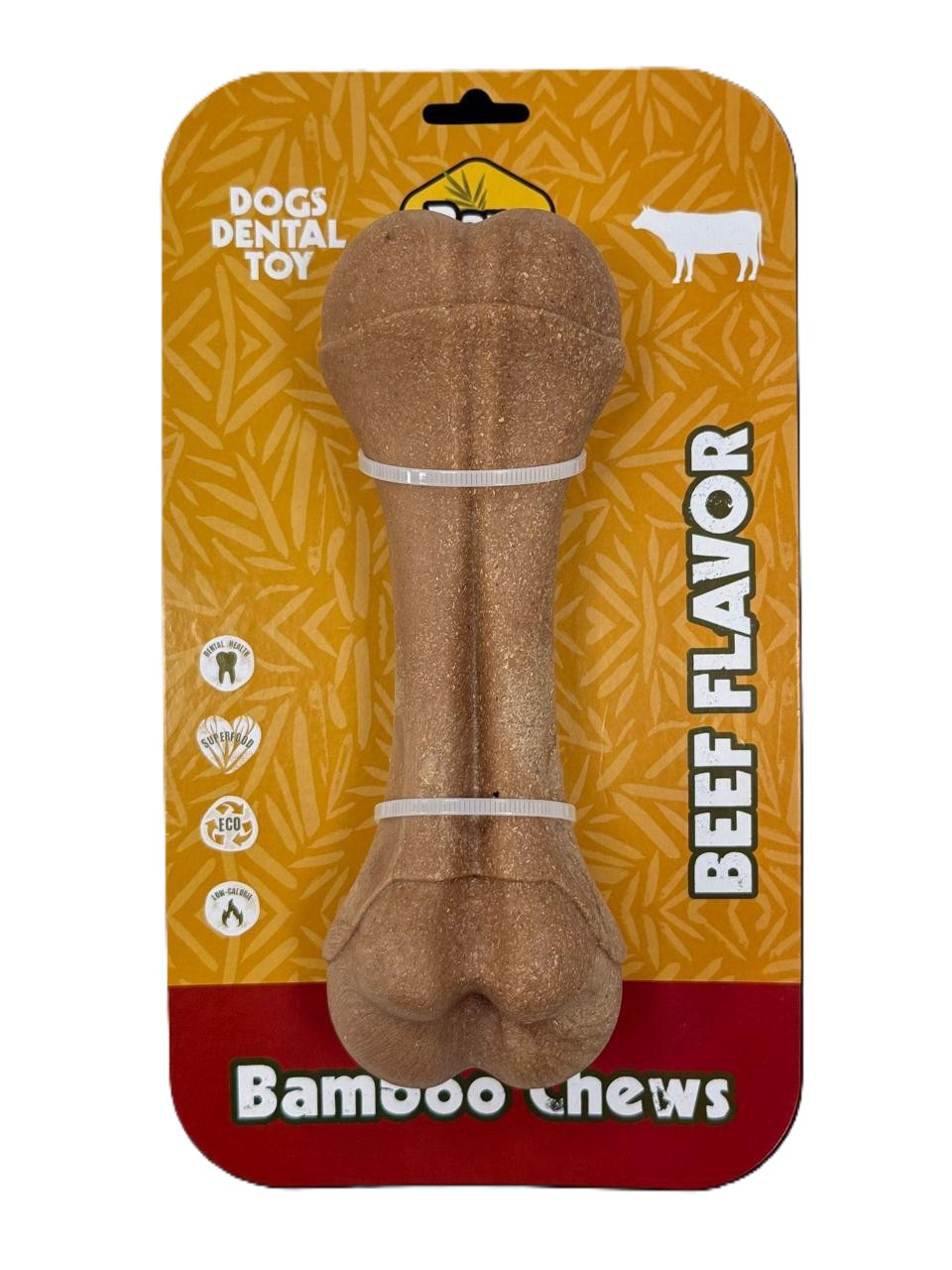 במבוז צעצוע לעיסה עצם בטעם בקר 20 ס"מ