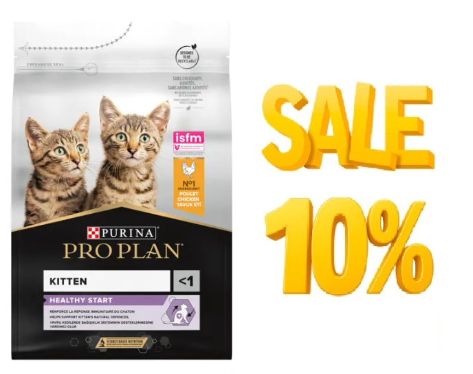 מבצע! פרו פלאן HEALTHY START לגורי חתולים ב-10% הנחה!