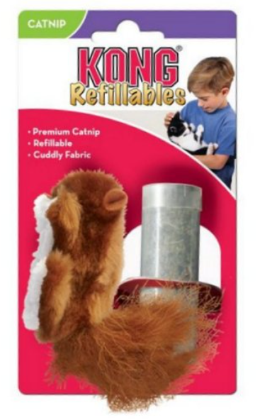 קונג לחתול בובת סנאי+קטניפ