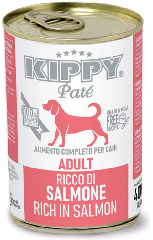 מעדן בטעם סלמון לכלבים בוגרים 