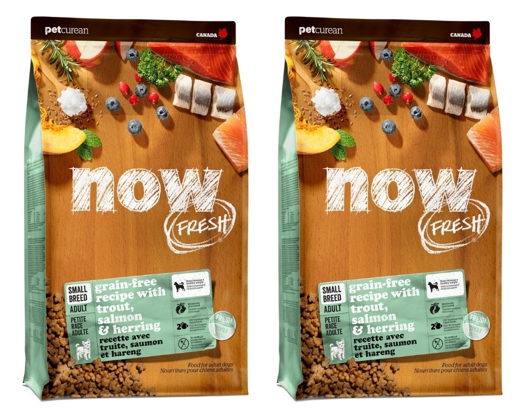 2 שקי נאו מזון לכלב בוגר מגזע קטן דגים 1.6 קילו כל שק   