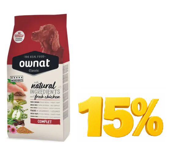 מבצע! אוונט מזון לכלב קלאסיק קומפליט 12ק"ג ב-15% הנחה!