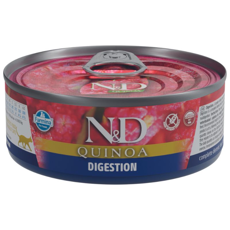 N&D קינואה מעדן כבש עיכול לחתול