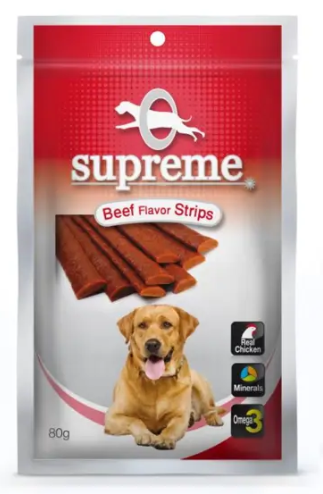 מבצע! 12 יחידות חטיפי סופרים רצועות בקר לכלב ב-99ש"ח בלבד! 