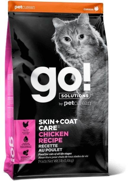גו! מזון לחתול סקין אנד קואט עוף
