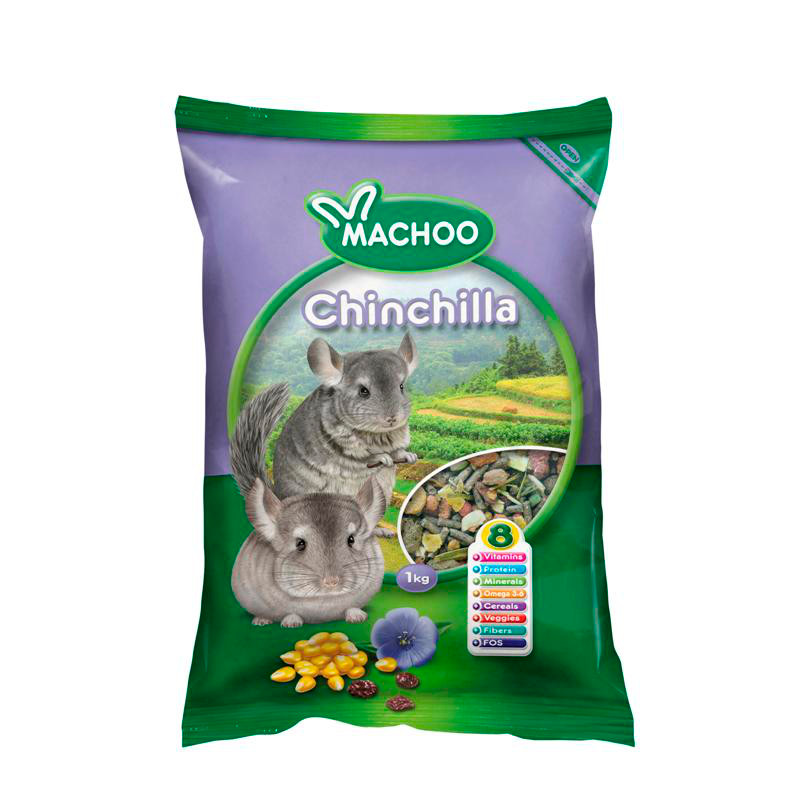  מזון  לצ'ינצ'ילות יבש מלא מאצ'ו 