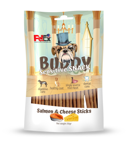 באדי סנאק מקלות סלמון בתוספת גבינה