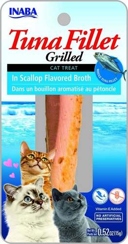  מעדן אינאבה לחתול טונה בטעם טונה וצדפות