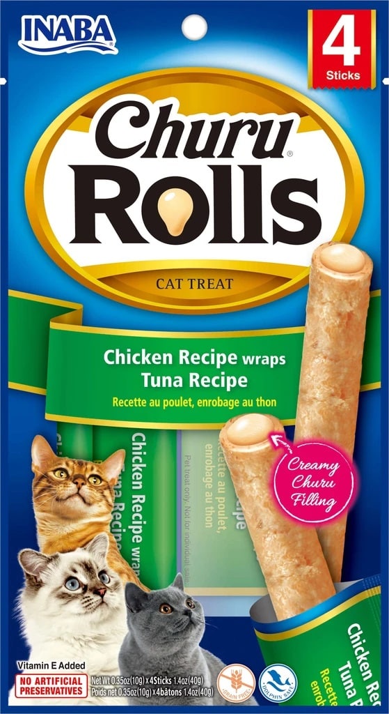 מעדן אינאבה רול טונה לחתול