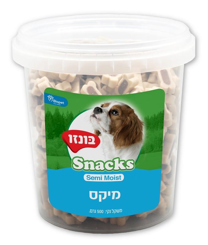 בונזו סמי מויסט חטיף רך לכלב בטעם מיקס