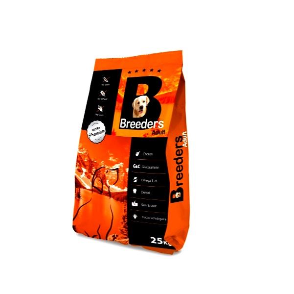 ברידרס מזון יבש לכלבים בוגרים