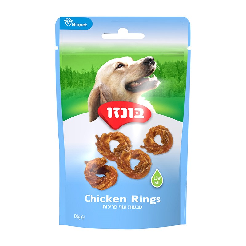 חטיף בונזו טבעות עוף פריכות 