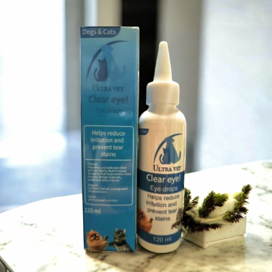 אולטרה וט נוזל לניקוי כתמי דמעות ולהרגעת העיניים