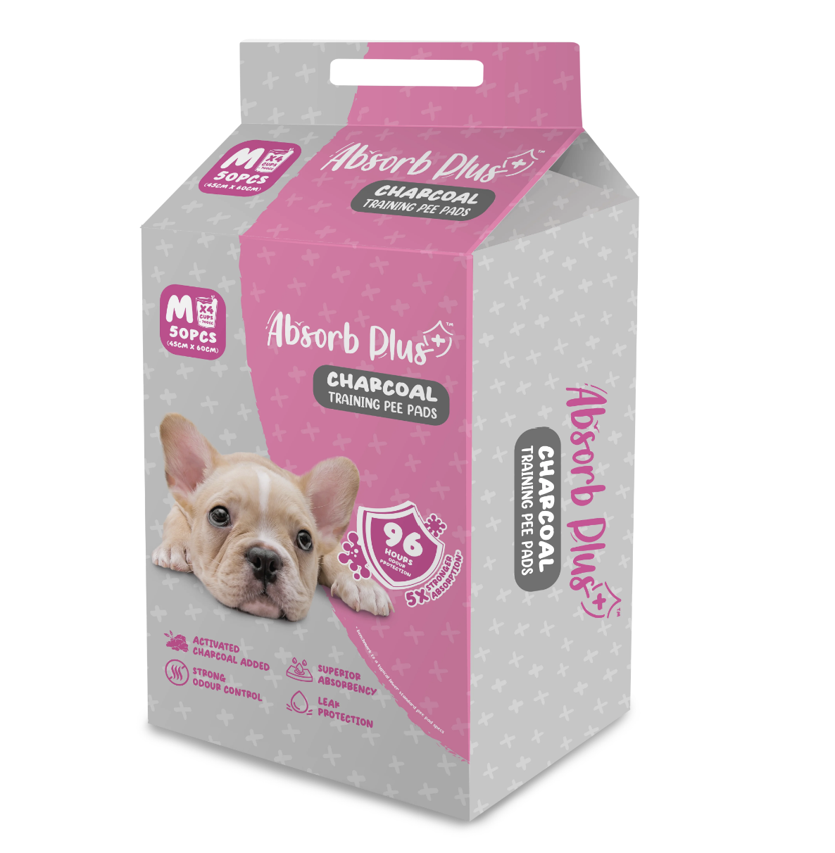 אבסורב 50 יחידות פדים אנטיבקטראליים פחם פעיל