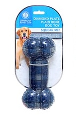 צעצוע עצם סיליקון במילוי בד לכלב