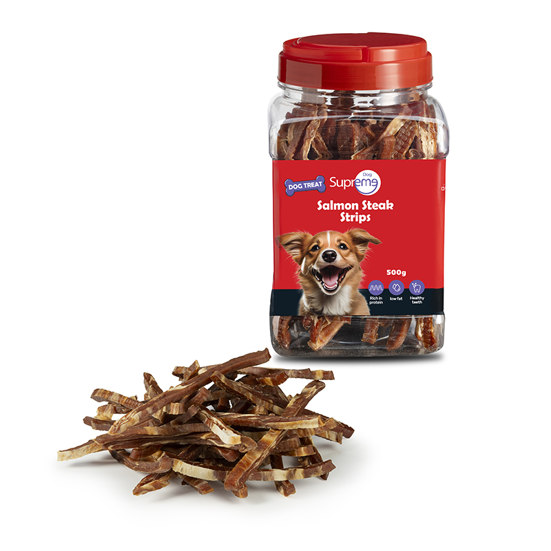 סופרים רצועות סטייק סלמון 500ג' 