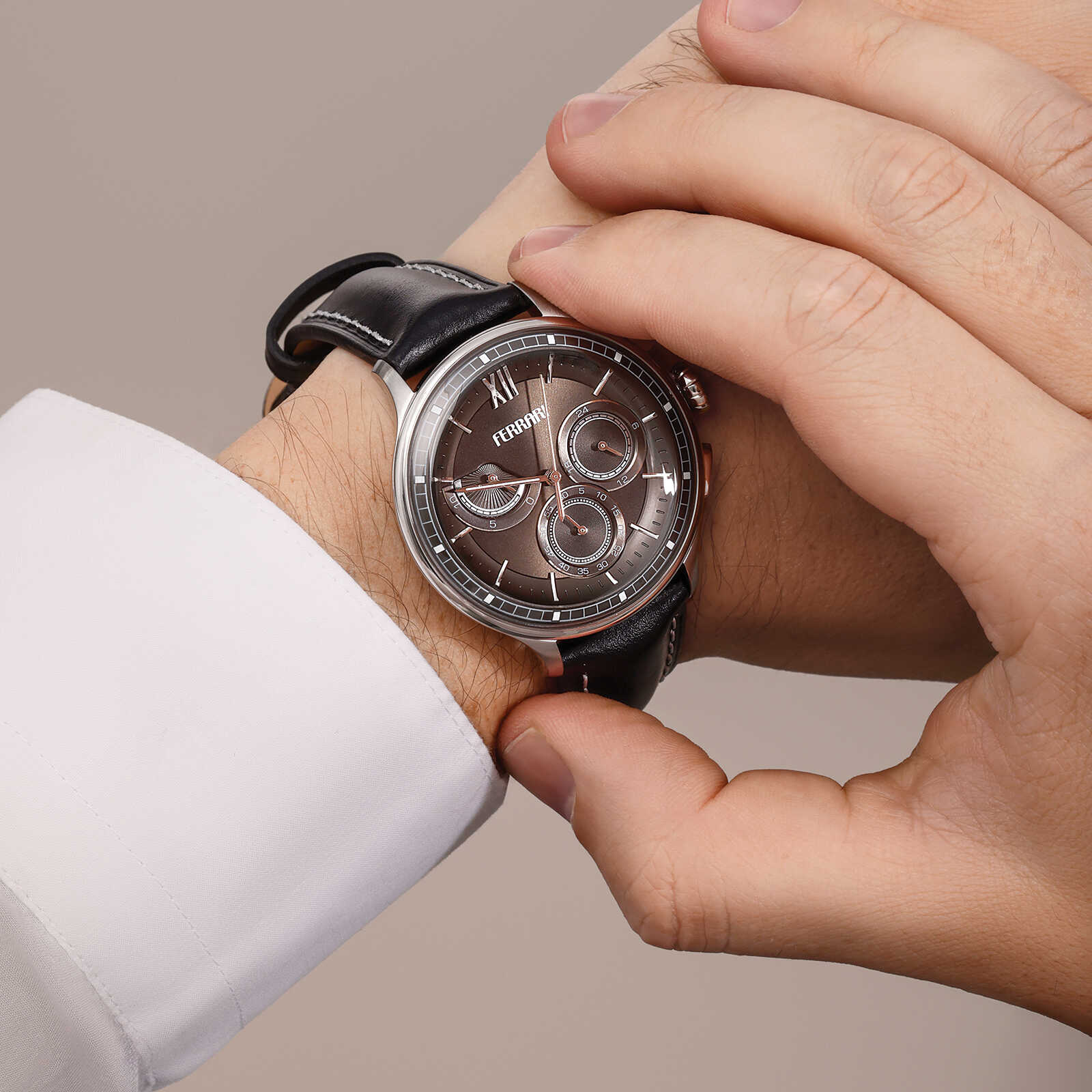 שעון ferrari כרונוגרף לגבר