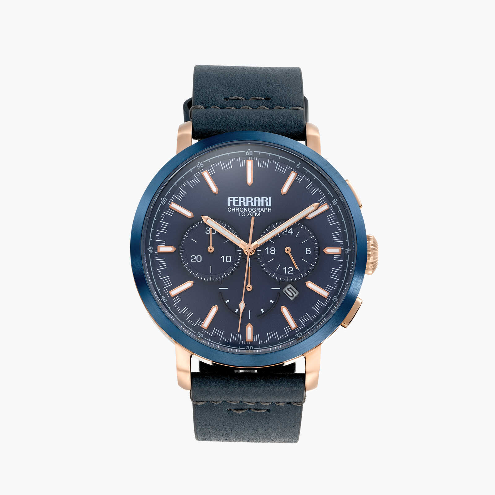 שעון ferrari סקאלה כחולה