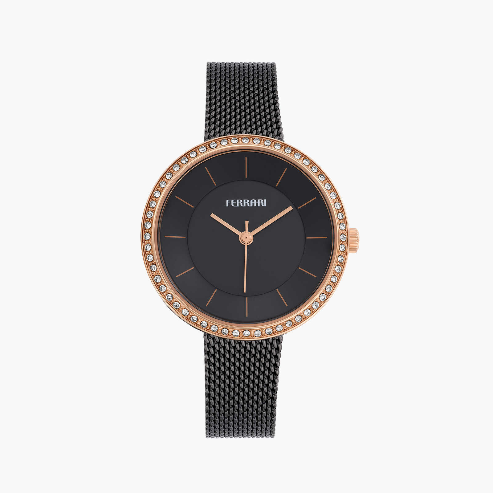 שעון ferrari שחור לנשים