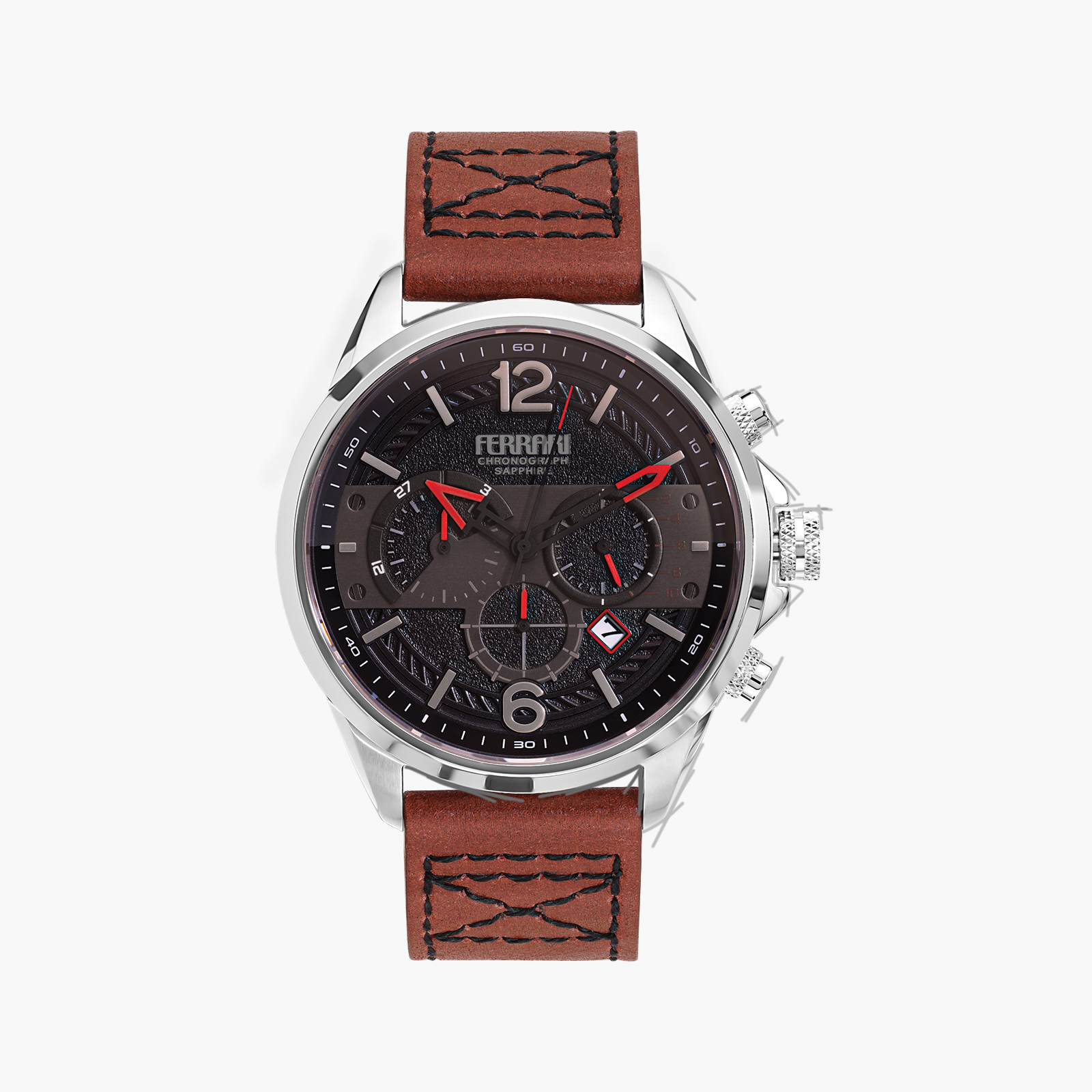 שעון ferrari עם זכוכית ספיר קריסטל
