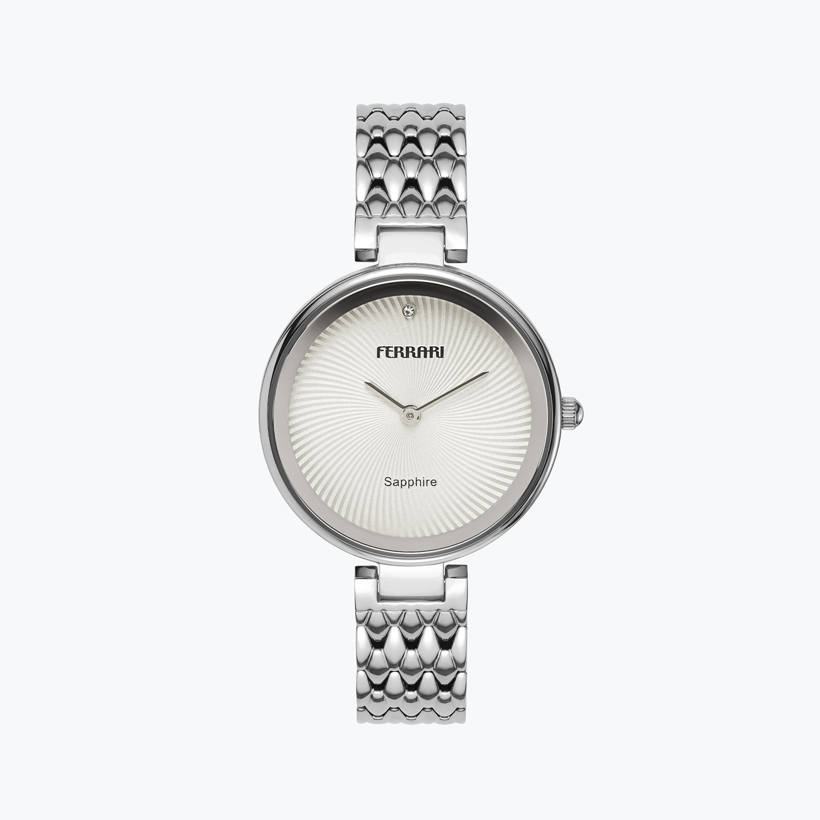 שעון ferrari עם זכוכית ספיר קריסטל