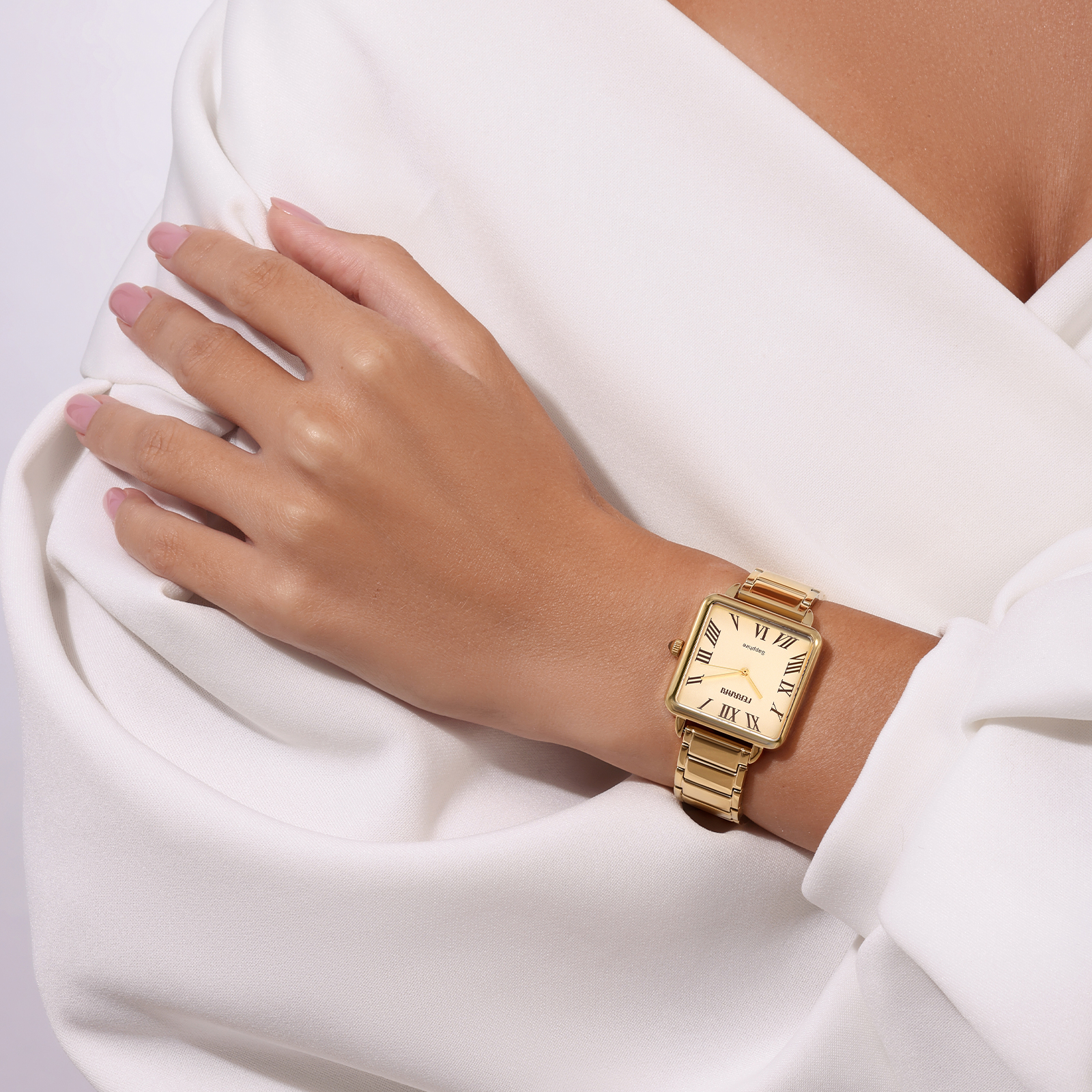 שעון ferrari נשים עם זכוכית ספיר קריסטל