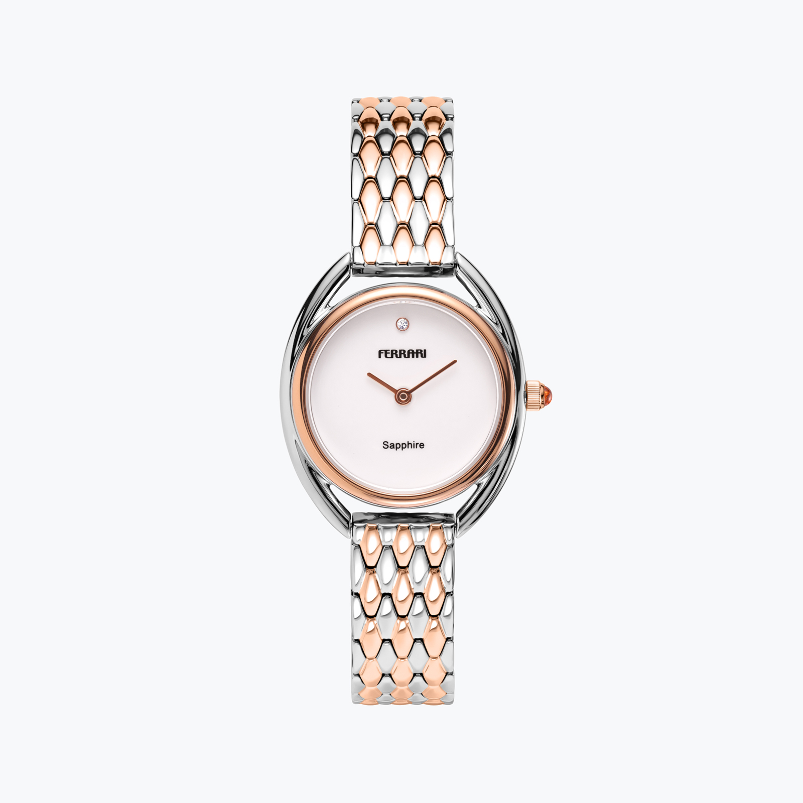 שעון ferrari לנשים עם זכוכית ספיר קריסטל