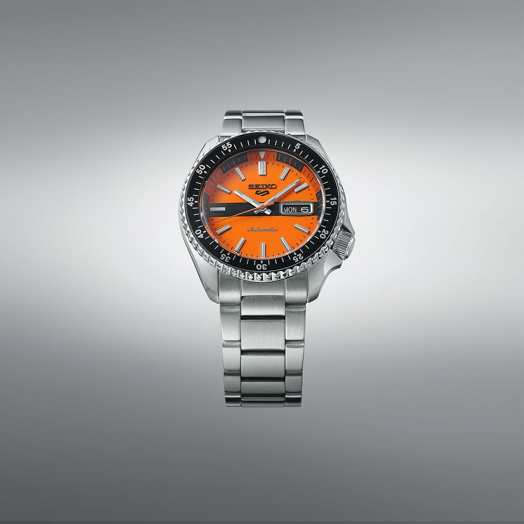 שעון SEIKO 5 SPORT New Double Hurricane מקולקציית צבעי הרטרו