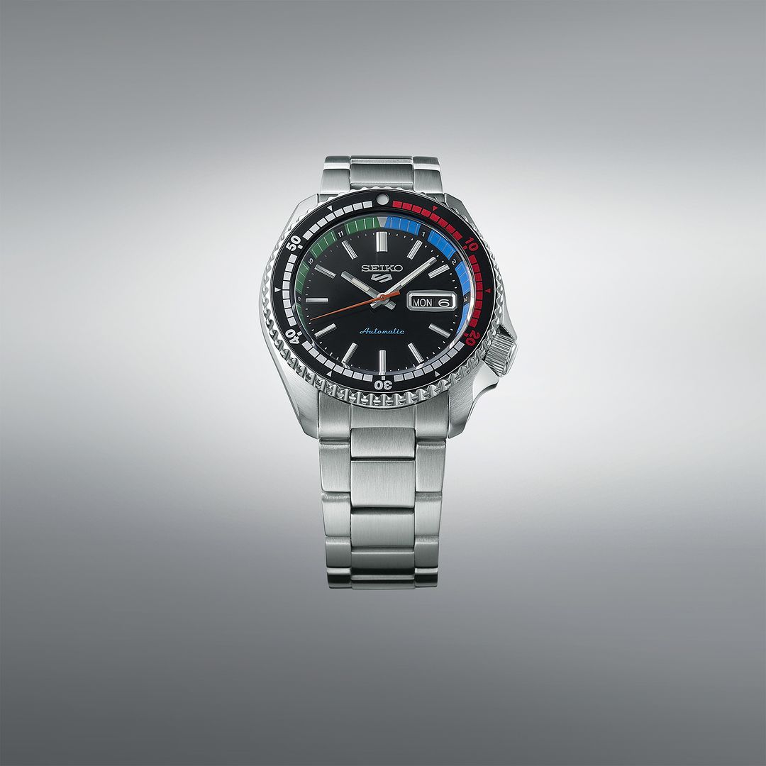 שעון  SEIKO 5 SPORTS New Regatta Timer מקולקציית צבעי הרטרו