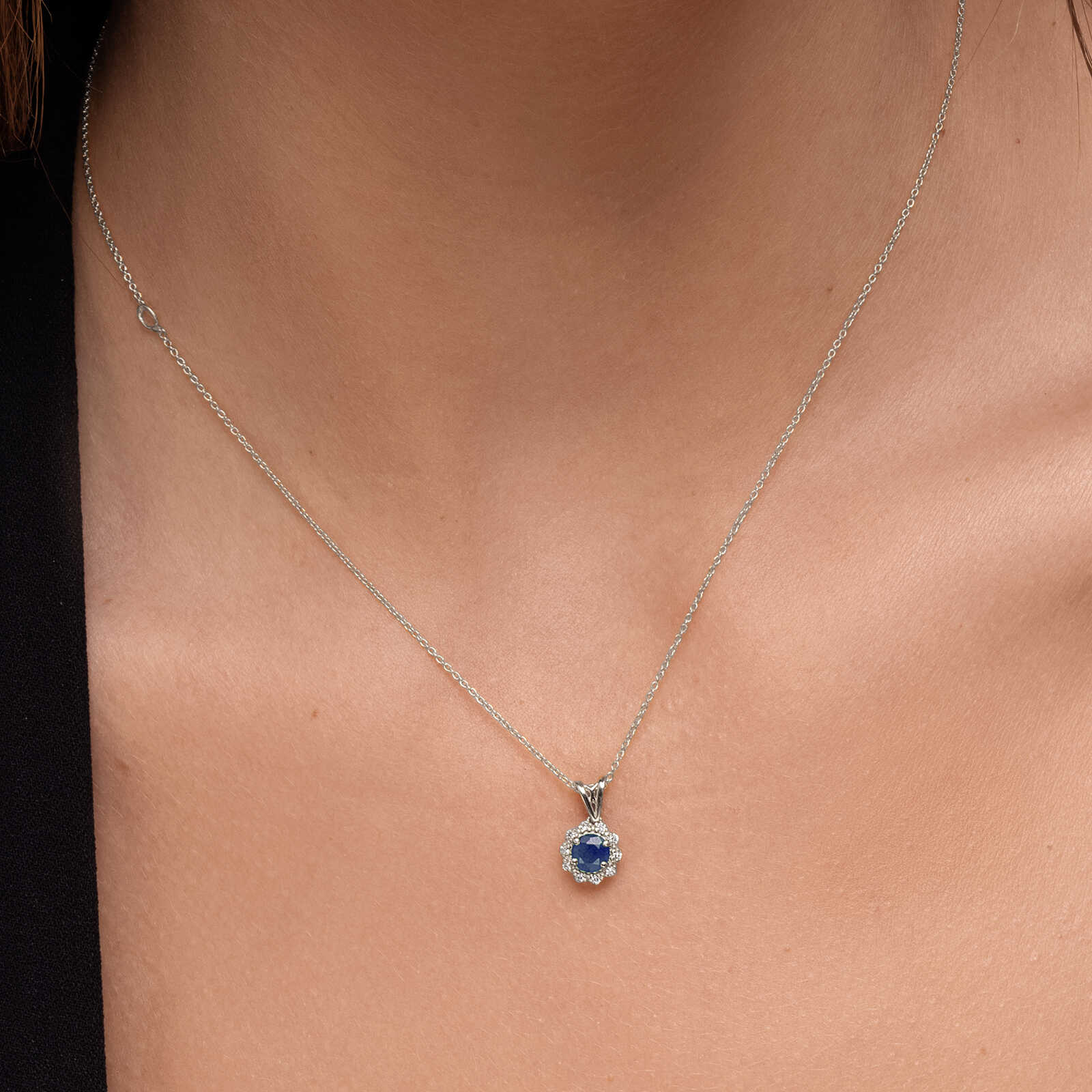 תליון אלכסה-  יהלומים ובלו לונדון