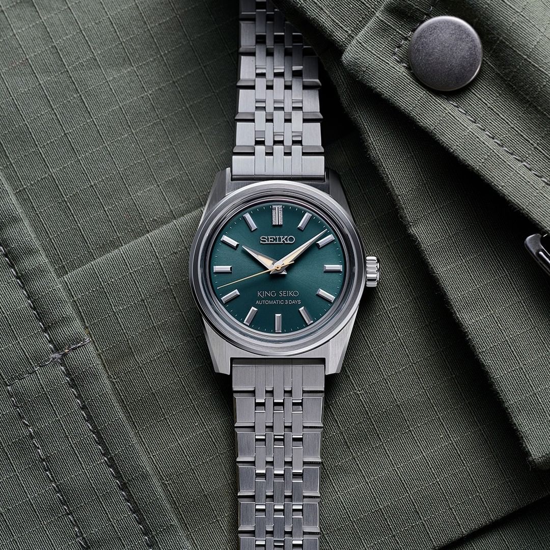 שעון  KING SEIKO Preppy Green