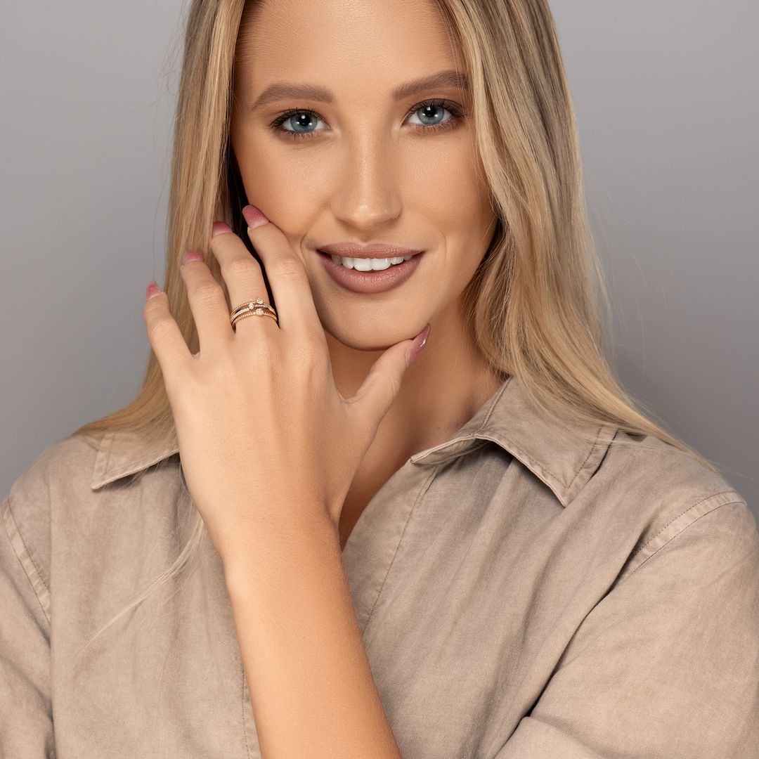 3 טבעות יהלומים