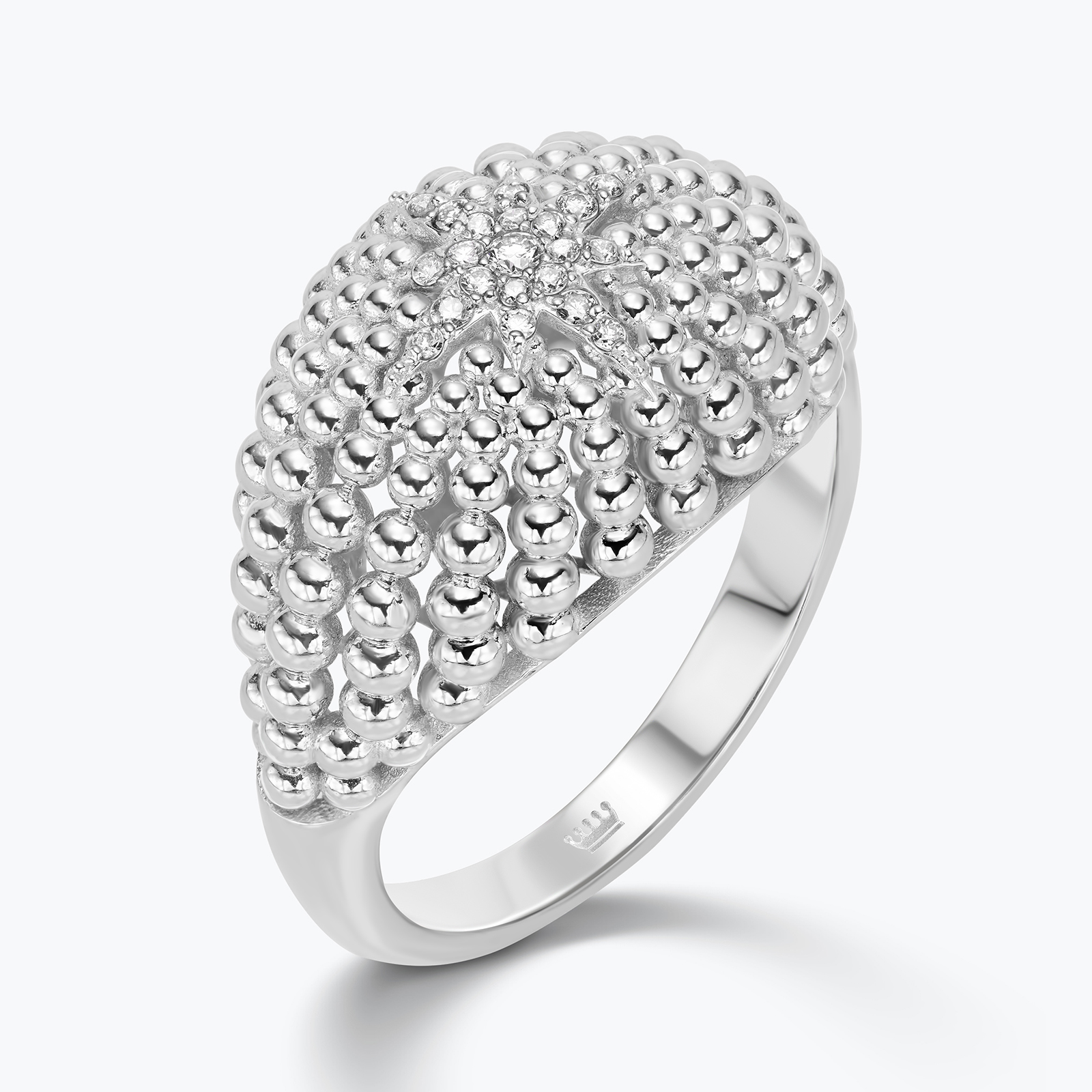 טבעת אדריאנה משובצת יהלומים