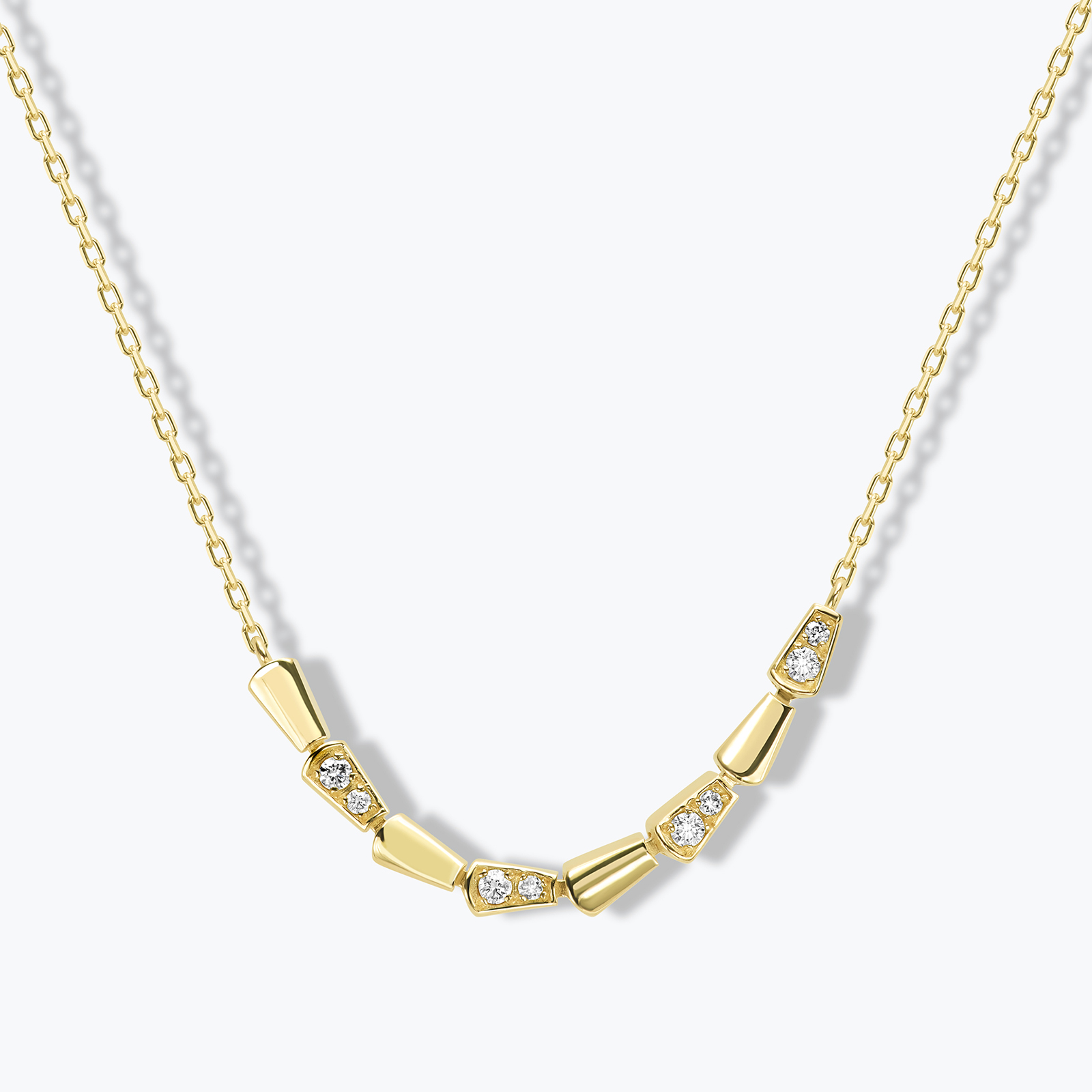 שרשרת אריאה משובצת יהלומים