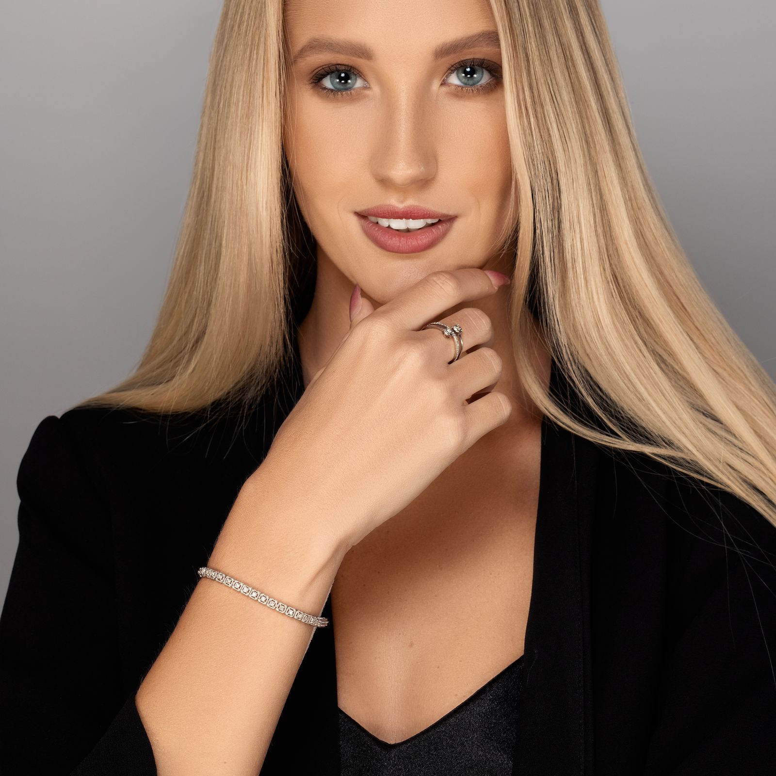 צמיד טניס משובץ יהלומים