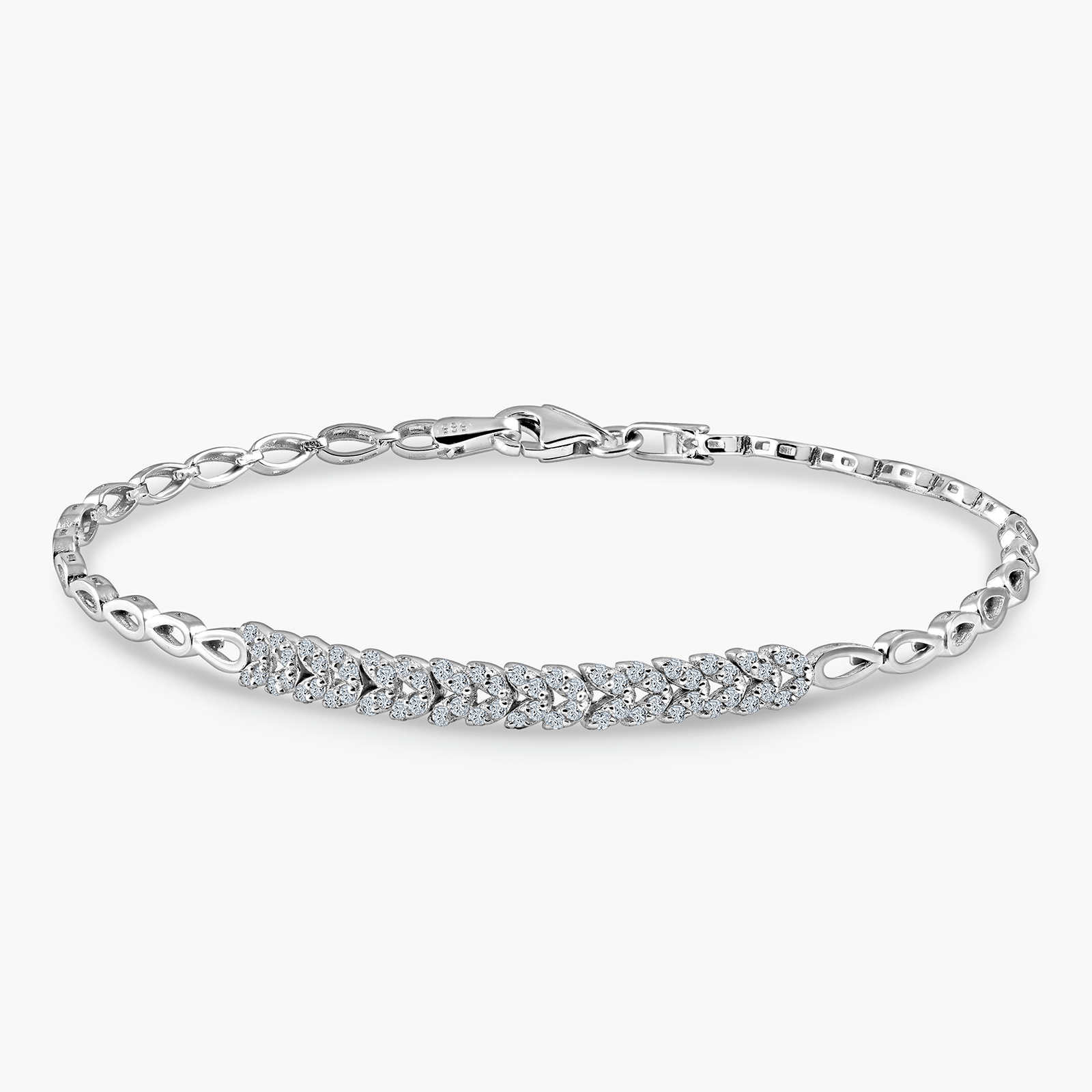 צמיד יהלומים בעיצוב שיבולים