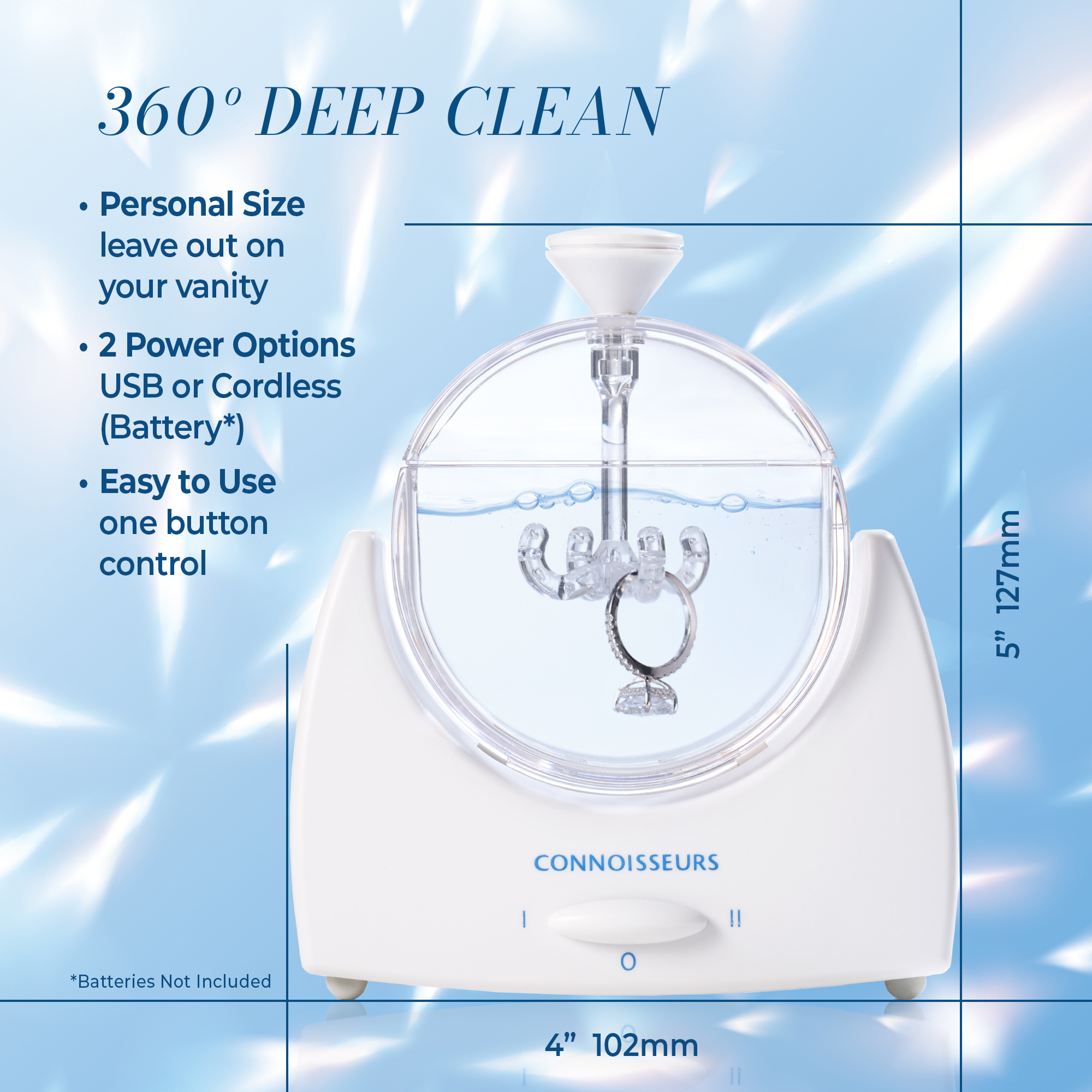 מכשיר סוני לניקוי וחידוש תכשיטים