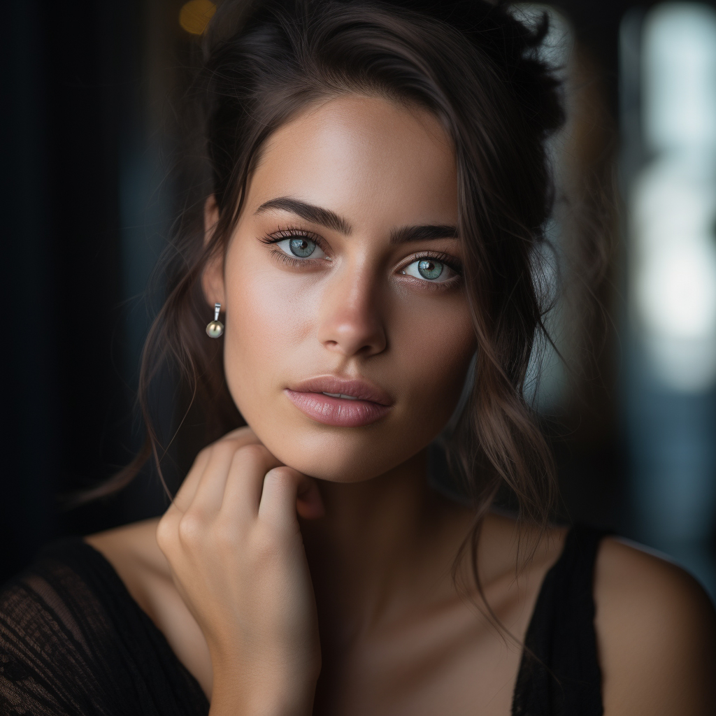 עגילי פנינים שחורות