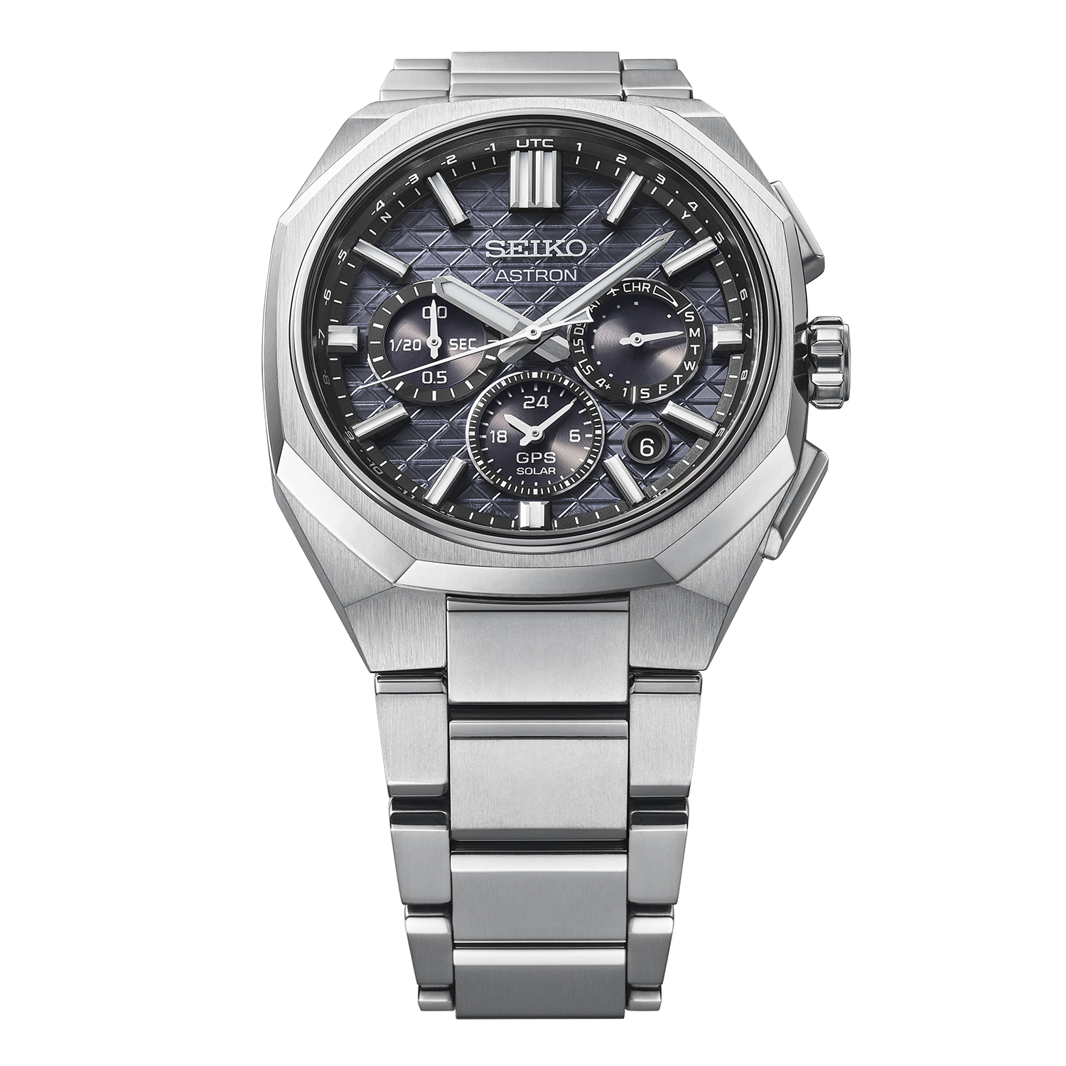 שעון Seiko Astron GPS Solar Dual-Time Chronograph