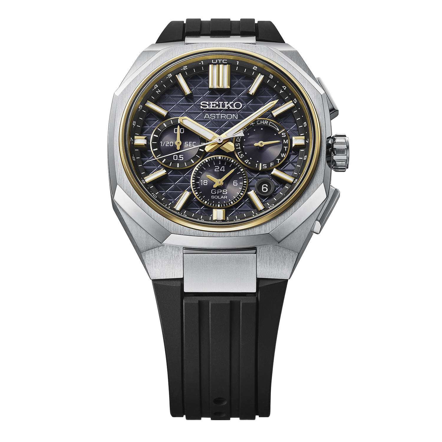 שעון Seiko Astron GPS Solar Dual-Time Chronograph