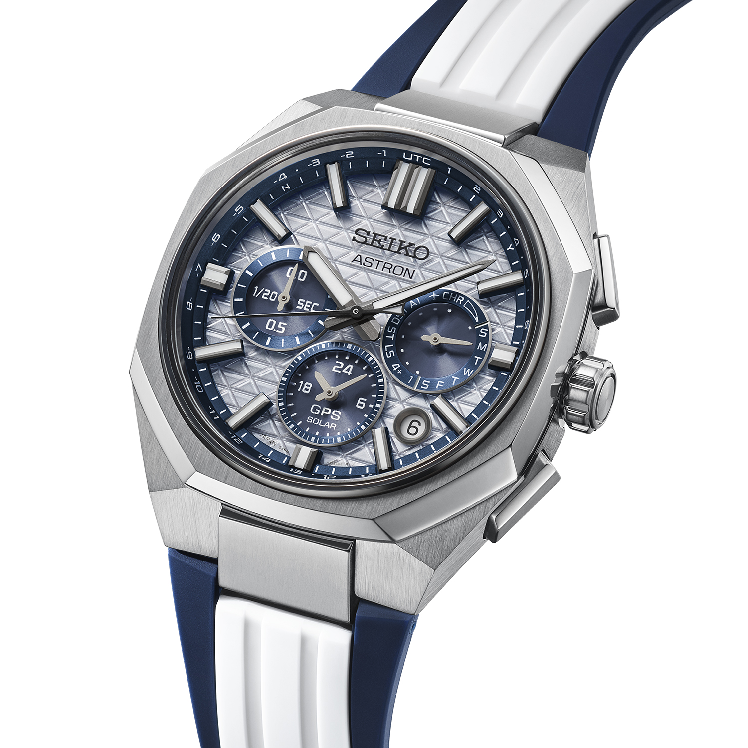 שעון Seiko Astron GPS Solar Dual-Time Chronograph  