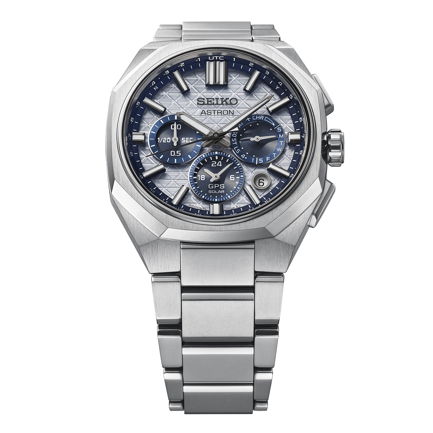 שעון Seiko Astron GPS Solar Dual-Time Chronograph  