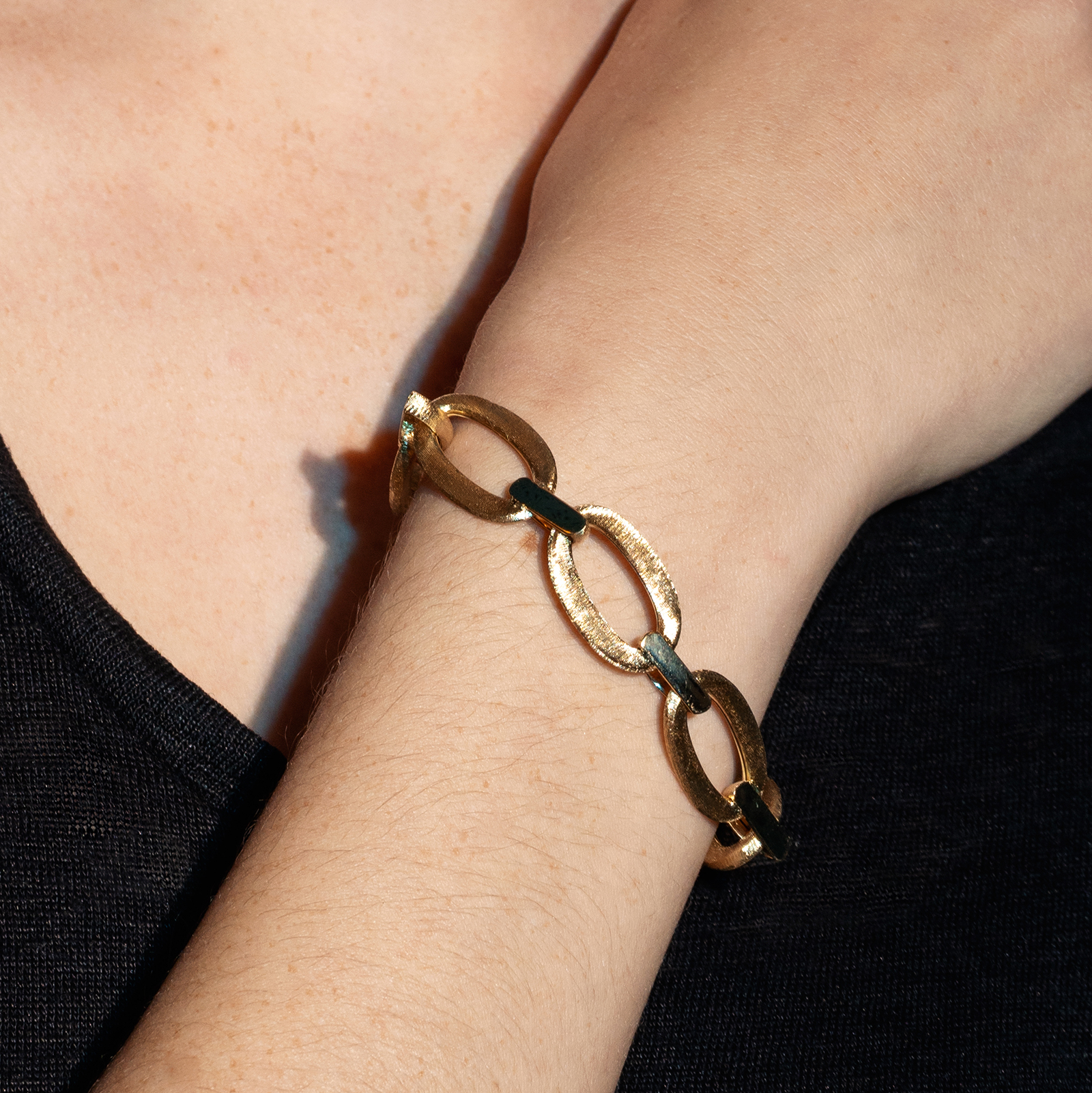 צמיד זהב חוליות